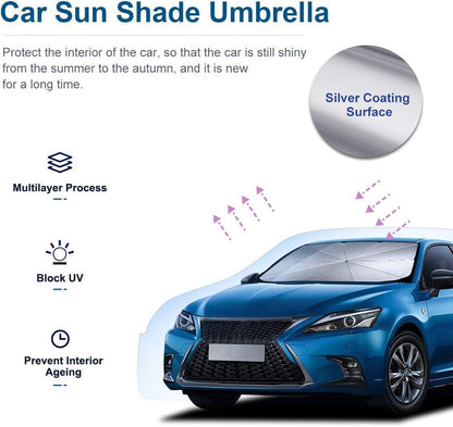 Universal Car Sun Shade Windshield Cover Umbrella